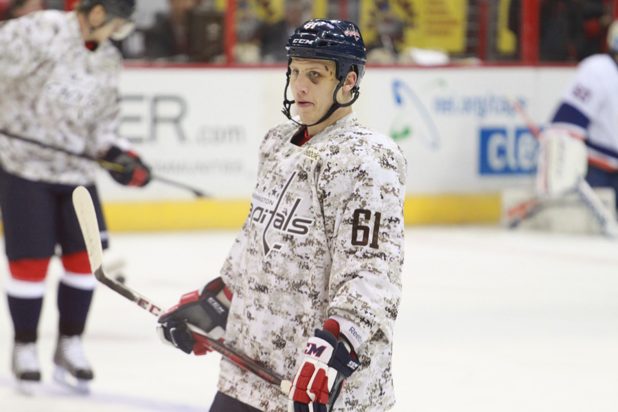 Washington Capitals Wear Camouflage Jerseys to Honor Military