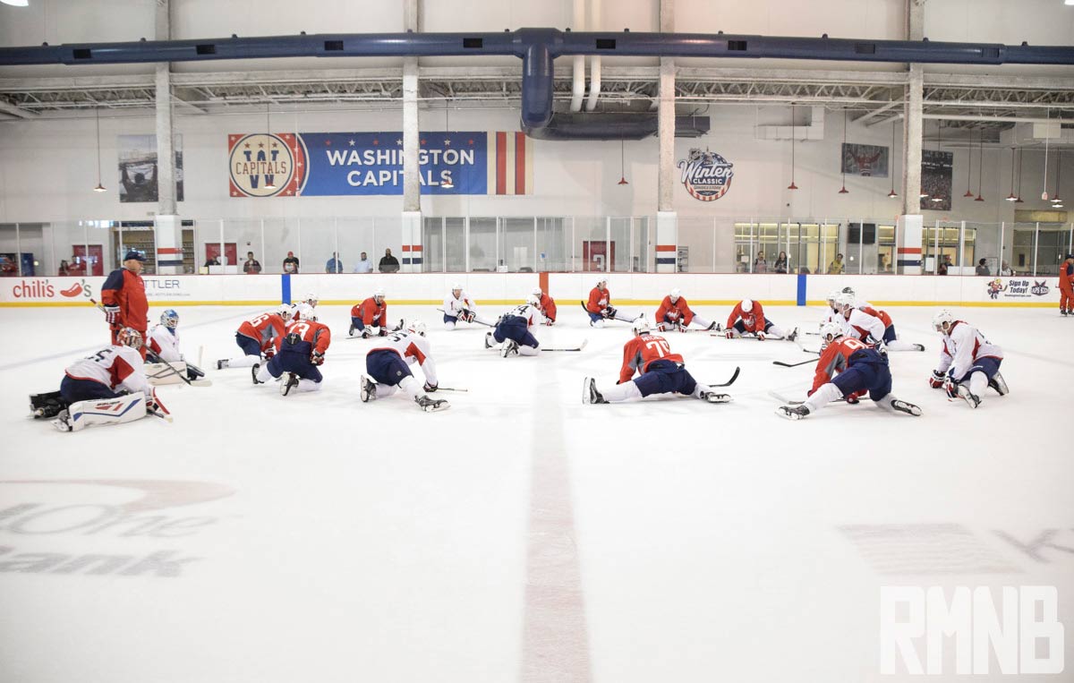 Day One of Caps Training Camp In Photos