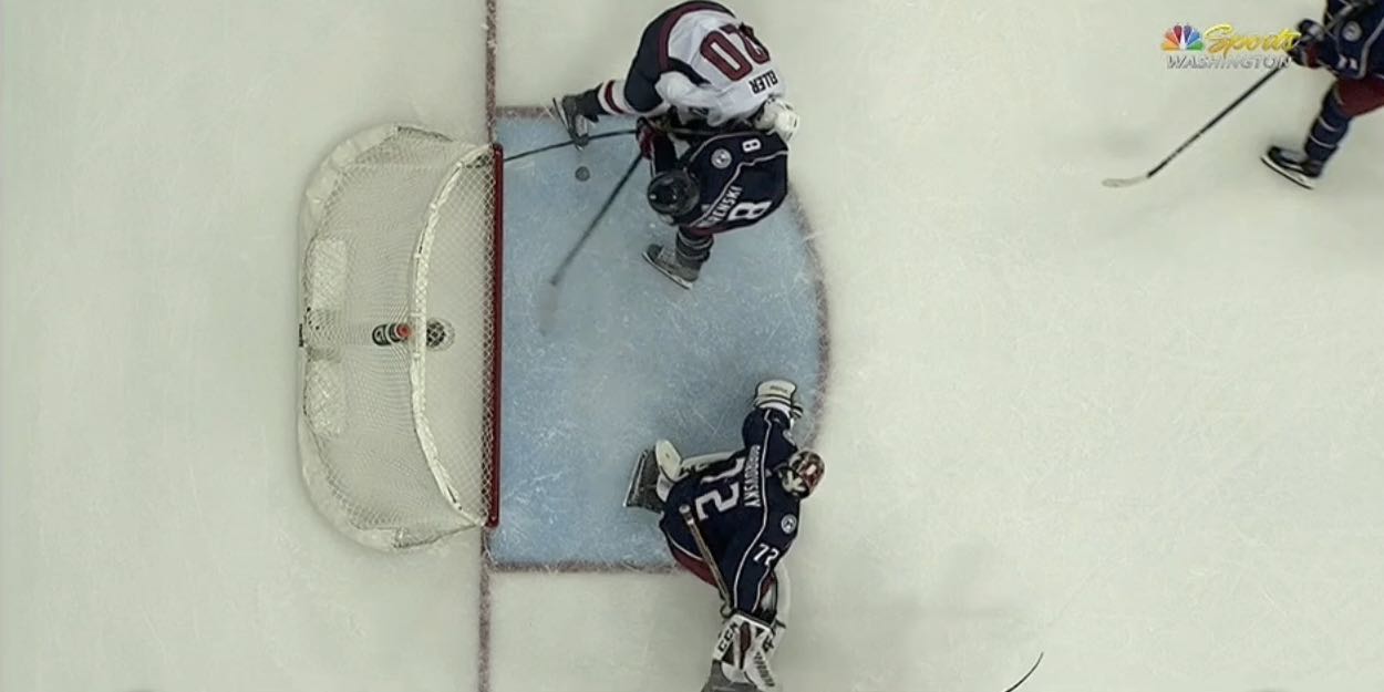 Lars Eller’s double overtime goal gets Caps back into first round series