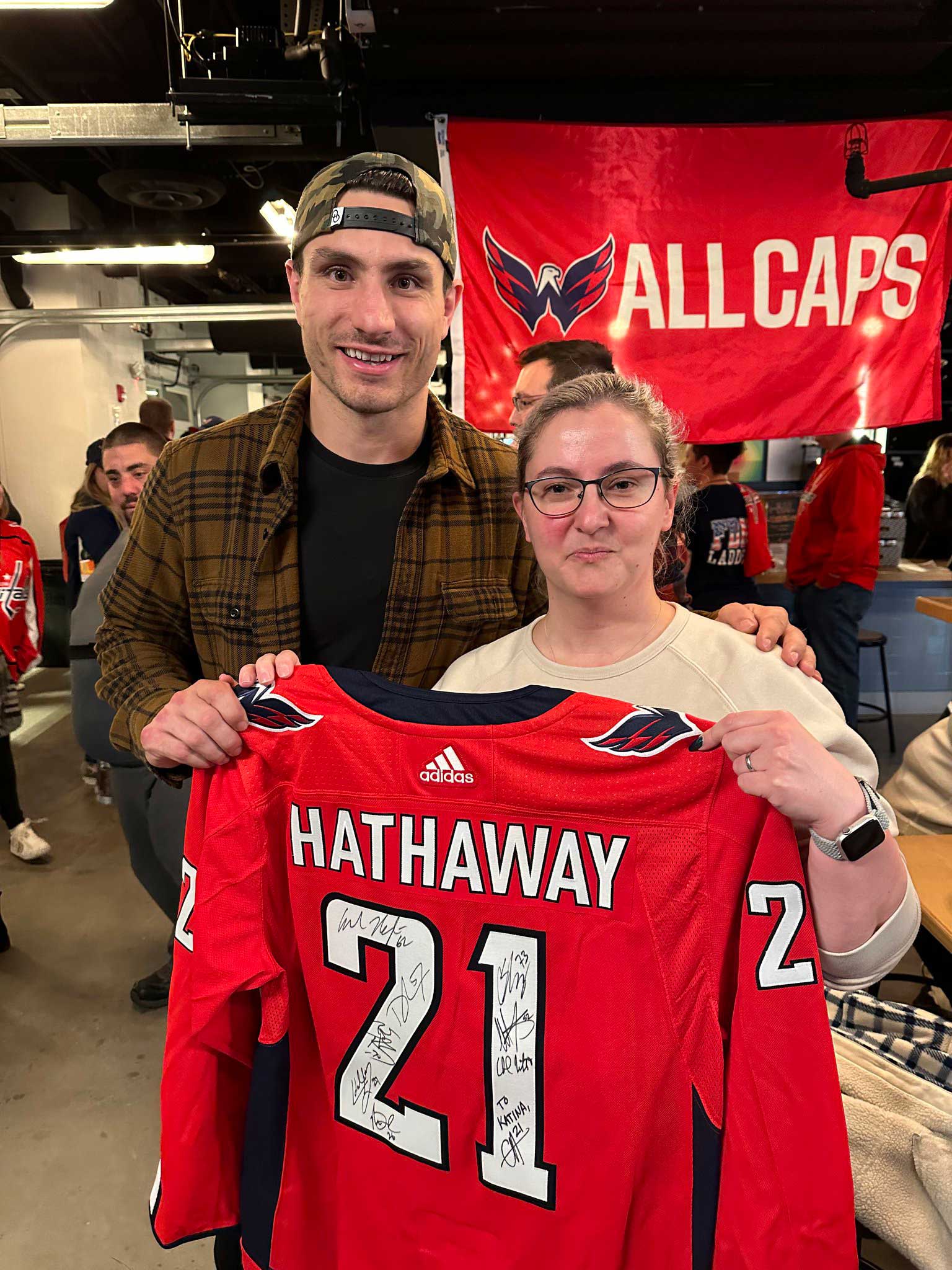 Braden Holtby, Capitals fourth-line make appearance at Garnet Hathaway