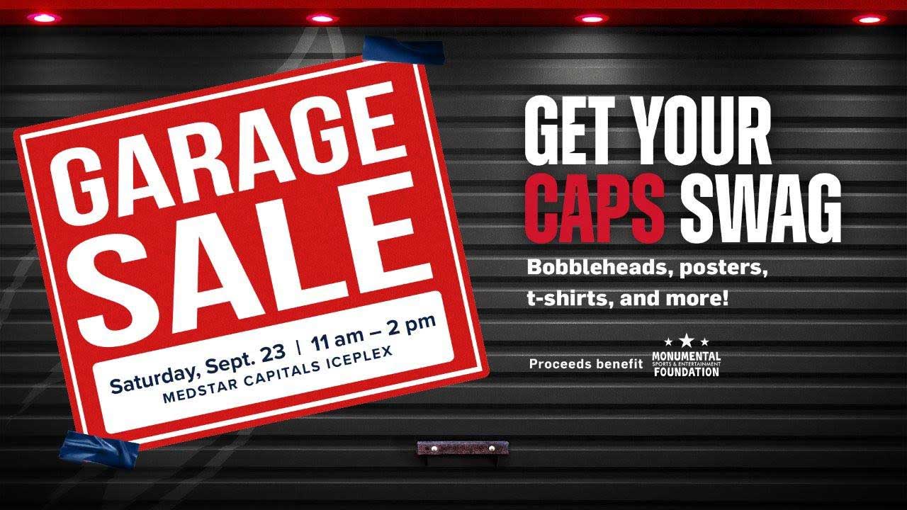 Washington Capitals announce public ‘garage sale’ featuring old giveaway items and merch