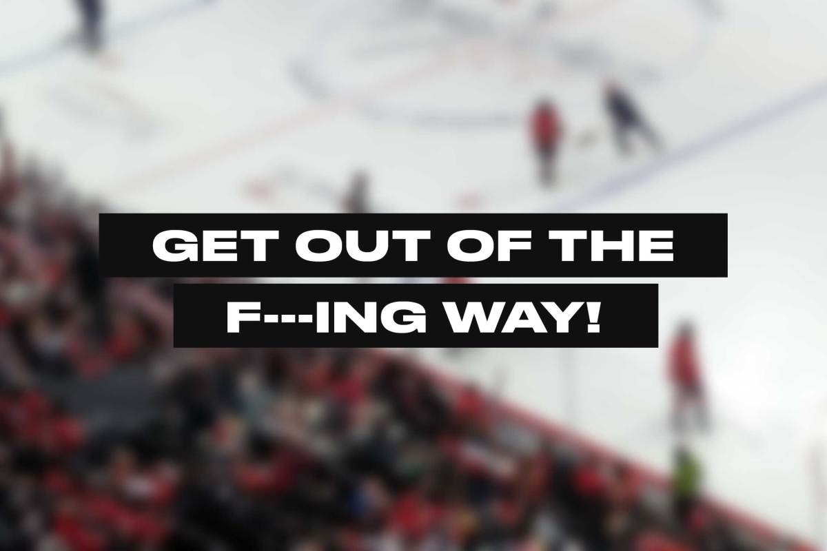 Loud f-bomb caught on live TV after linesman helps Senators clear puck on Capitals power play: 'Get out of the f—ing way!' - Vimarsana News
