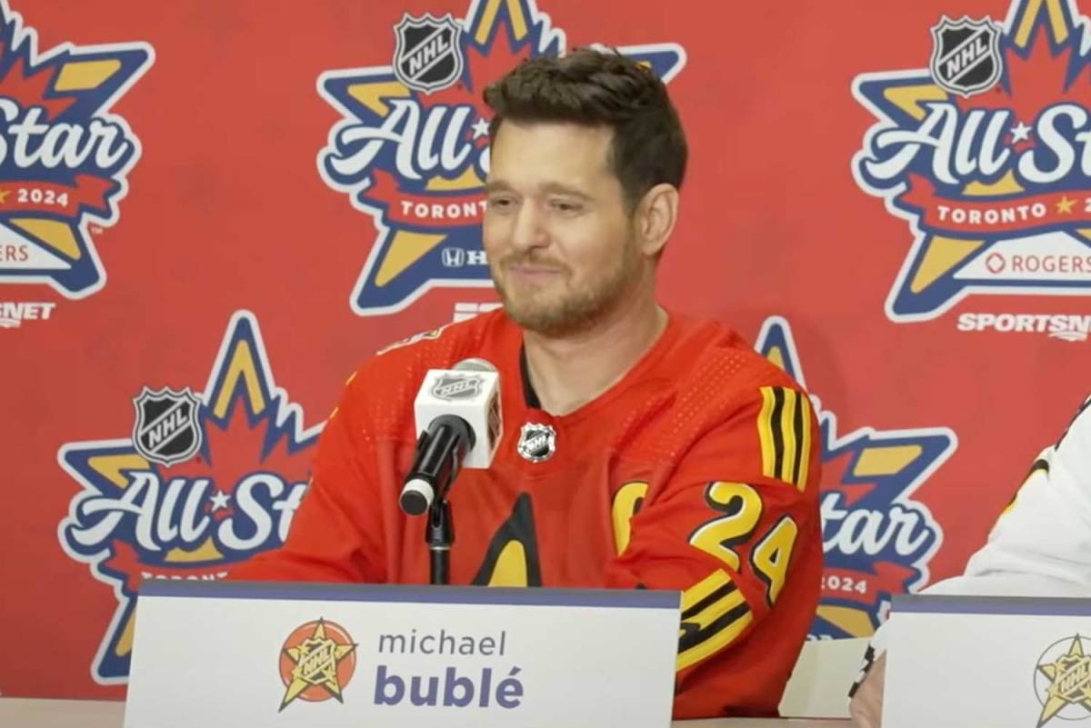 ‘A microdose of mushrooms’ Michael Bublé’s legendary NHL AllStar Game