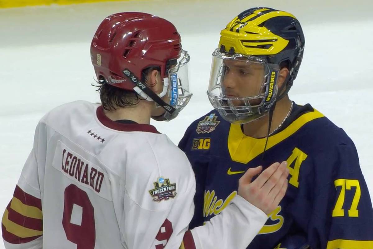 Capitals top prospect, Ryan Leonard, to play in NCAA national championship game after BC's Frozen Four win - Vimarsana News