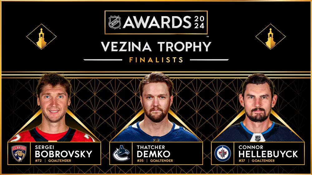 NHL announces 2024 Vezina Trophy finalists - Vimarsana News